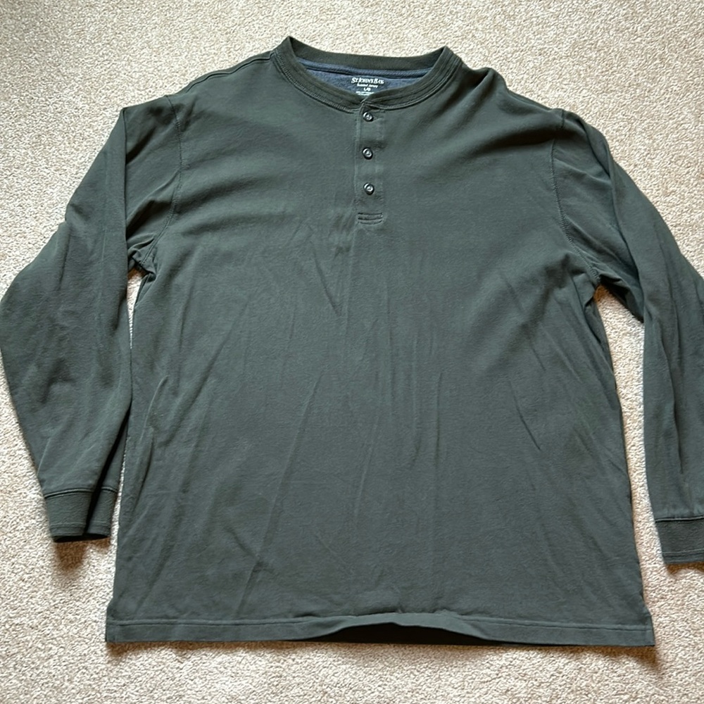 St. John’s Bay Olive Green long sleeve shirt